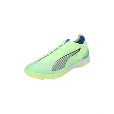 Afbeelding van Puma Ultra 5 Match TT Voetbalschoenen voor kunstgras, Heren, Maat: 44, Fizzy apple/white/bluemazing Textiel/ synthetisch