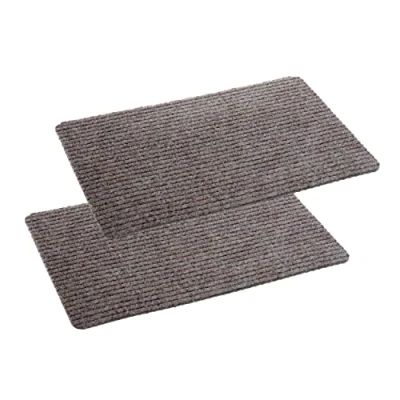 Afbeelding van deurmat voor binnen, beige, antislip, 40 x 60 cm, 2 stuks, waterdicht, Rib Line, duurzaam, antistatisch