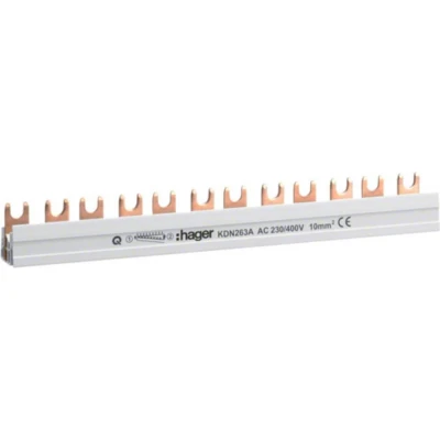 Afbeelding van Hager Quickbusbar Kamrail KDN263A E2ZNZ