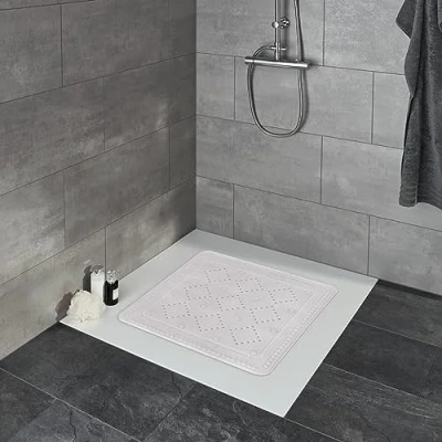 Afbeelding van Badveiligheidsmat Arosa 55x55 cm grijs