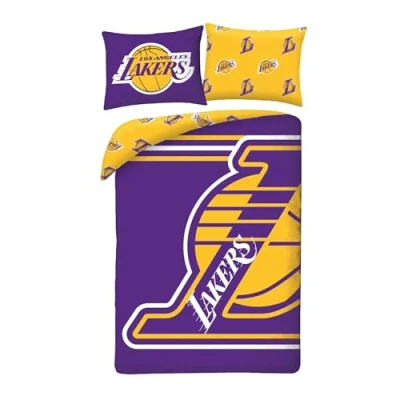 Afbeelding van Lakers Dekbedovertrek 140 x 200 cm 70 90 polyester Geel