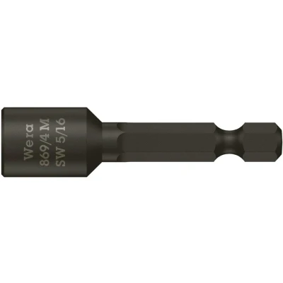 Afbeelding van Wera dopbit magnetisch 5/16 x 50mm 1/4&quot;