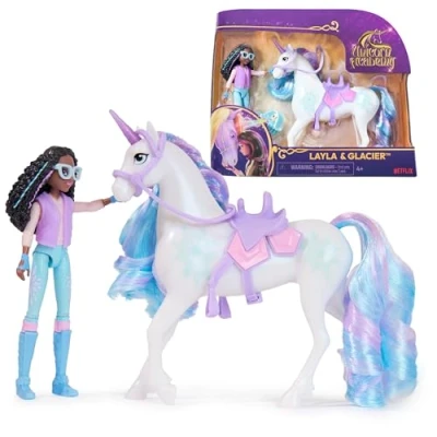 Image de Spin Master Coffret Licorne Et Poupee Glacier Layla Unicorn Academy