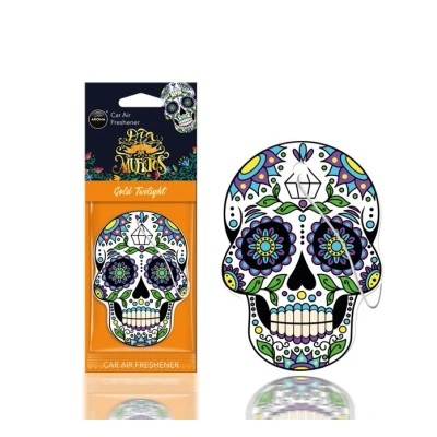 Afbeelding van AROMA CAR Dia de los Muertos A83117 Luchtverfrisser Blisterverpaking
