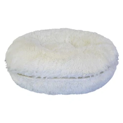 Afbeelding van Jack And Vanilla Puff Hond Kussens Jv Long Plush Wit ø90cm 3.46 192363