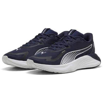 Afbeelding van Puma PWR Hybrid TR Unisex Trainingsschoen, Maat: 44.5, Navy/white/feather gray Textiel/ synthetisch
