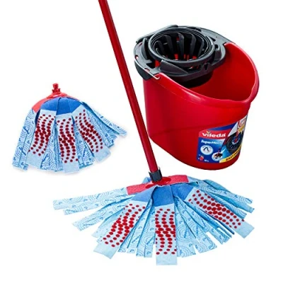 Afbeelding van Vileda Supermocio Xl 3 Action Set Mop Microvezel