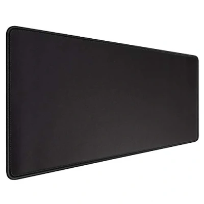 Afbeelding van HIHUHEN Gaming muismat, (800 x 300 mm) grote muismat met antislip rubberen basis voor thuis/kantoor/gamer (80 30 cm, zwart)