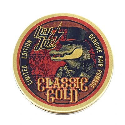 Afbeelding van HEY JOE! Genuine Hair Pomade Classic Gold Haargel met sterke fixatie, 100 ml