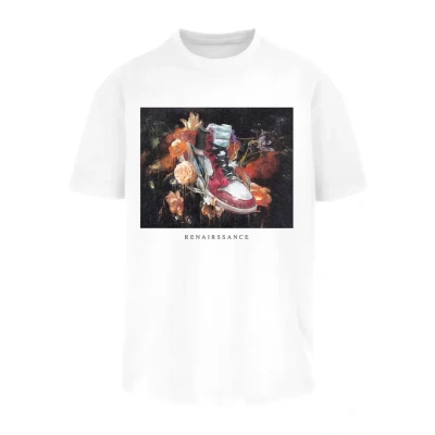 Afbeelding van Upscale by Mister TEE Renairssance Painting Oversize Tshirt print, Heren, Maat: XXL, White