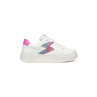 Afbeelding van Geox Mikiroshi Sneakers laag voor kinderen, Maat: 36, White multicolor Schoenen