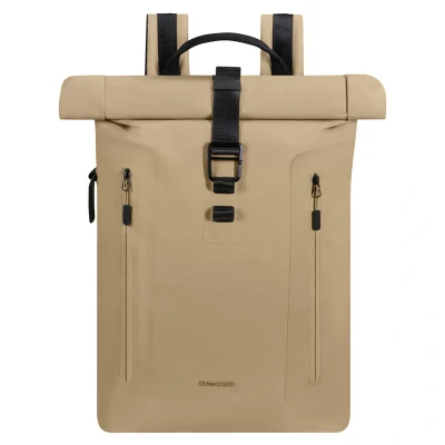 Afbeelding van Samsonite Coatify Biz Rolltop backpack 15.6&quot; sand