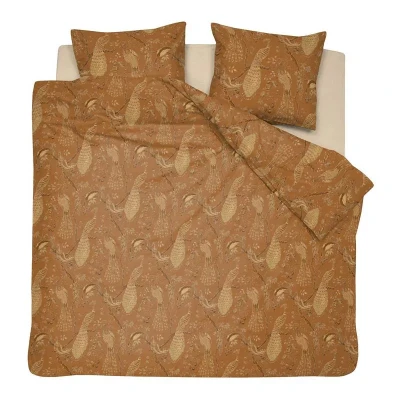 Afbeelding van Damai Flamand Dekbedovertrek Satijn 260x200/220 cm Gold Ocre