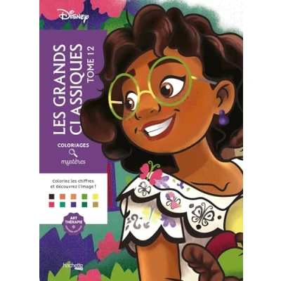 Afbeelding van Coloriages Mystères Disney Les Grands Classiques Tome 12 Hachette Kleuren op nummer kleurboek