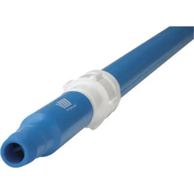 Afbeelding van Vikan Stelen Met Waterdoorvoer Ergonomische Telescopische Steel 1600 2780mm Ø32mm Nippel Voor Snelkoppeling Blauw