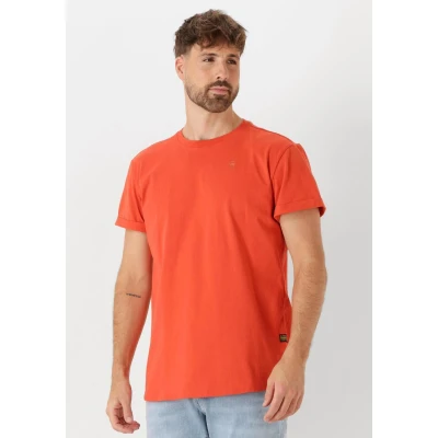 Afbeelding van G STAR LASH Tshirt basic, Heren, Maat: Medium, Antic red