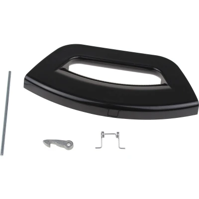 Afbeelding van Poignée de porte Whirlpool Indesit 482000088424 C00287267 greep venster zwart futura