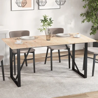 Afbeelding van Tafelbladen 3 st rechthoekig 80x53x1,7 cm massief grenenhout