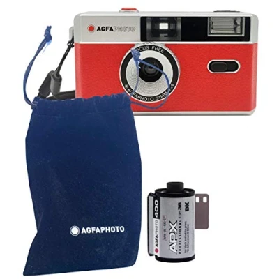 Afbeelding van AgfaPhoto camera set analoog Zwarte en witte filmrol