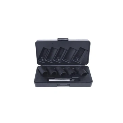 Afbeelding van KS Tools, Dopsleutel + dopmoer, 1/2&quot; dopsleutelset, spiraalgroef, 6 delen