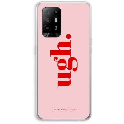 Afbeelding van Case Company® hoesje geschikt voor Oppo A94 5G Ugh Soft Cover Telefoonhoesje Bescherming aan alle Kanten en Schermrand
