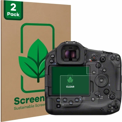 Afbeelding van ScreenLeaf Screenprotector voor Canon EOS R1 Duurzame schermbescherming Folie Beschermfolie transparant (2 Stuks)