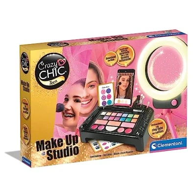 Image de Jeu d&#039;imitation Clementoni Crazy Chic Coffret de maquillage Make Up Studio