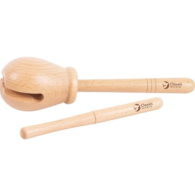 Afbeelding van Classic World Houten Blok Percussie, 2dlg.