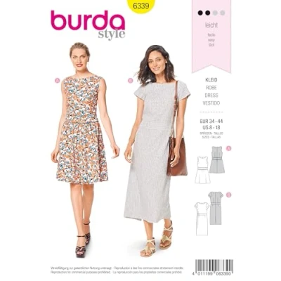 Afbeelding van Burda Naaipatroon 6339 Jurk in variaties