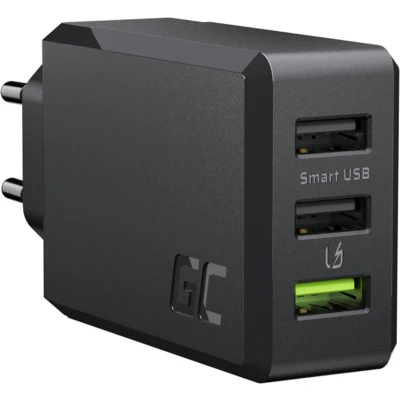 Afbeelding van GREEN CELL 3 port Oplader GC ChargeSource3 3xUSB 30W met fast charging