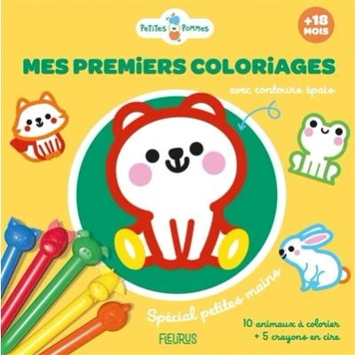 Image de Mes premiers coloriages (inclus 5 crayons cire)