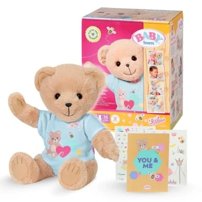 Afbeelding van BABY born Beer Blauw Knuffel