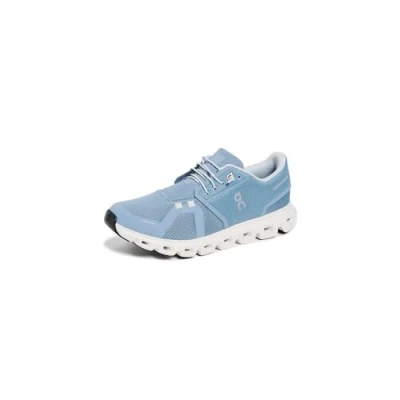 Afbeelding van On Cloud 6 Sneakers laag Chambray white, Dames, Maat: 37.5, white Polyester