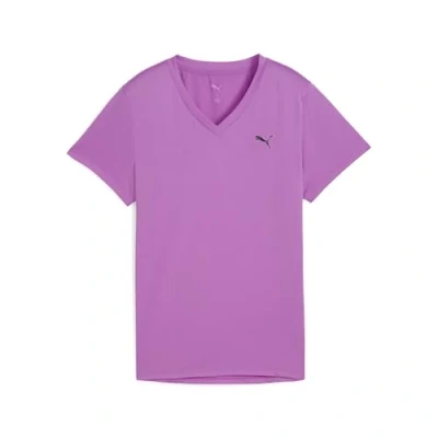 Afbeelding van TAD ESSENTIALS T shirt met V hals voor Dames, Maat XS PUMA