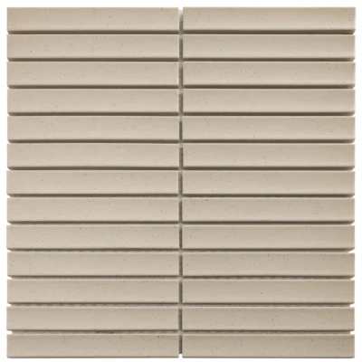 Afbeelding van The Mosaic Factory Sevilla KitKat Wandtegels 29,6x29,9x0,8cm Vanilla Speckle Matt 0,89m²/10 vellen