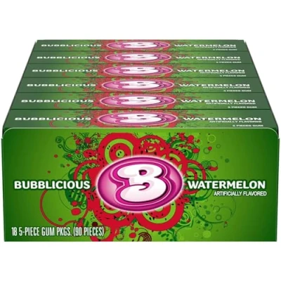 Afbeelding van Bubblicious Watermelon 18x 5 stuks
