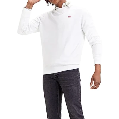 Afbeelding van Levi&#039;s NEW Original CREW Sweater, Heren, Maat: Large, White