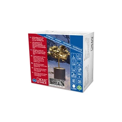 Afbeelding van Konstsmide 6632 117 Micro lichtketting Binnen/buiten werkt op het lichtnet Aantal lampen 120 LED Warmwit Verlichte lengte: 11.9 m
