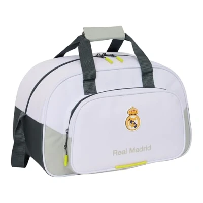 Afbeelding van Safta Real Madrid EQUIPACIÓN 25/26 sac de sport, à dos, idéal pour les enfants différents âges, confortable et polyvalent, qualité résistance, 40 x 23 24 cm, blanc, M, Décontracté