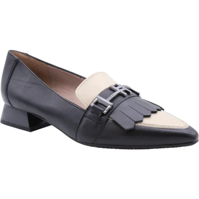 Afbeelding van Hispanitas DALI Instappers, Dames, Maat: 38, Black white Leer