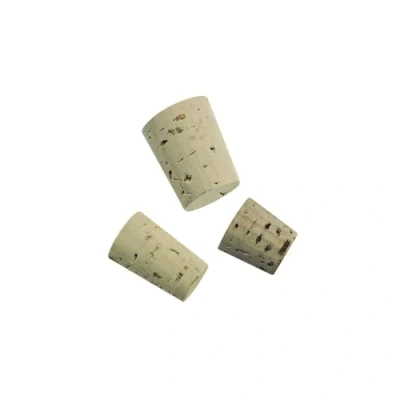 Afbeelding van Rayher kegelvormige kurk in een set van 36, natuurkurk voor het flessen vullen met wijn, sap, likeur, flessendop 3 verschillende maten, beige