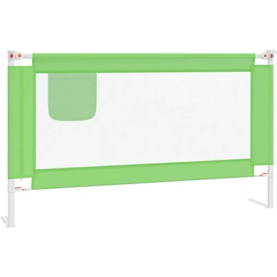 Afbeelding van vidaXL Bedhekje peuter 140x25 cm stof groen