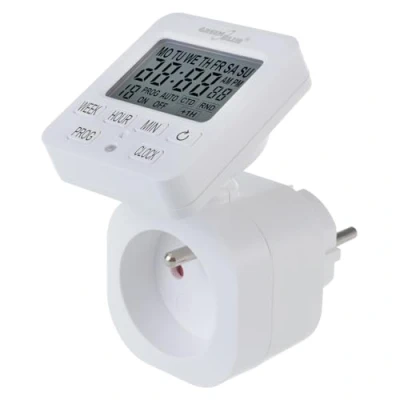 Afbeelding van GreenBlue GB605 E Digitale Tijdschakelaar Schakelklok Timer max. belasting 16A IP20