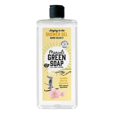 Afbeelding van Marcel&#039;s Green Soap Douchegel Vanille &amp; Kersenbloesem 300 ml