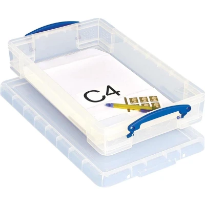Afbeelding van Really Useful Box Opbergdoos 6 Liter, Transparant