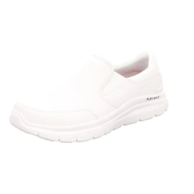 Afbeelding van Skechers Flex Advantage Sr Bronwood Instapsneakers voor heren, Wit leder