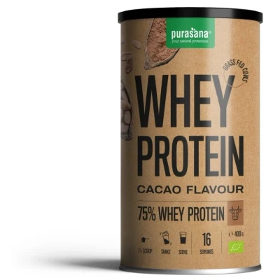 Afbeelding van Purasana Whey Protein Powder Cacao 400g