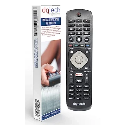Afbeelding van DigitalTech® Universele afstandsbediening voor Philips tv&#039;s Compatibel met meer dan 250 afstandsbedieningen.