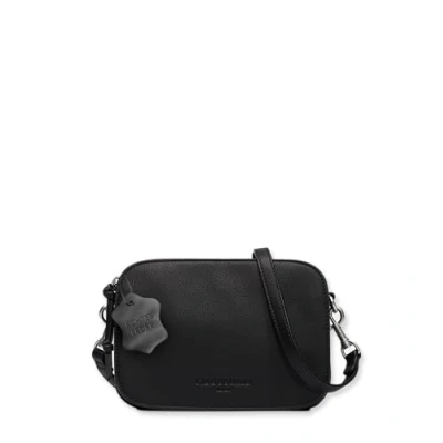 Afbeelding van LIEBESKIND BERLIN Leren Schoudertas Avondtas Harris Luka20 Crossbody Bag Black Zwart