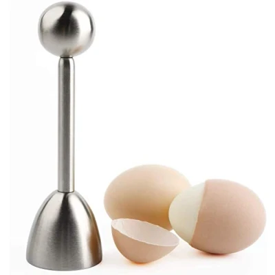 Afbeelding van Hard Ei Cracker Topper Roestvrij Staal Shell Separator Remover Eggs Cutter